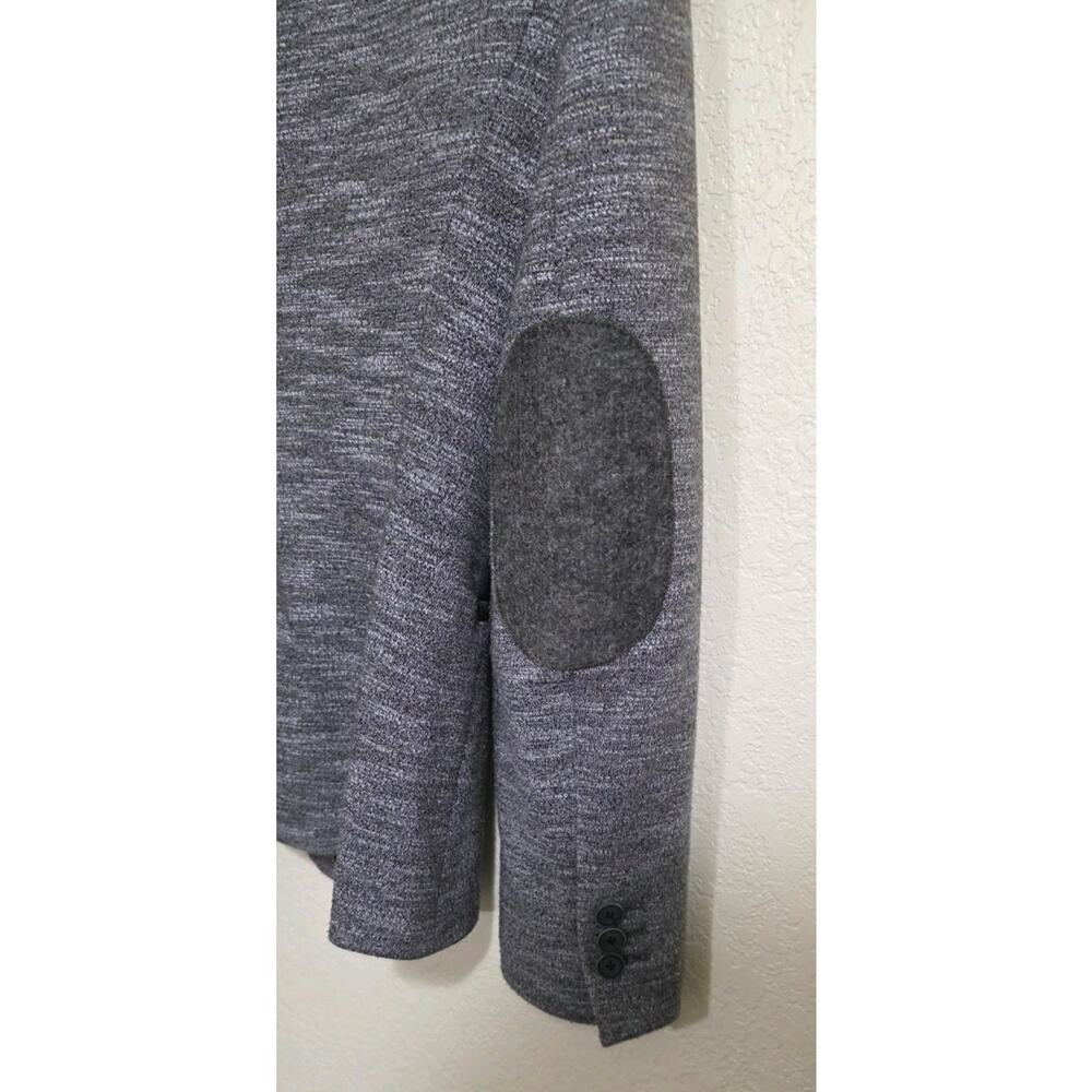 Zara Basics Medium Elbow Patch Grey Dandelion Lin… - image 8